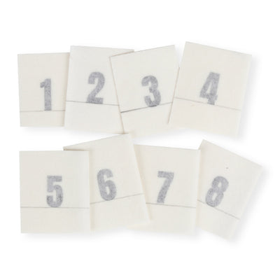 Sticker Set - vinyl adhesive numbers